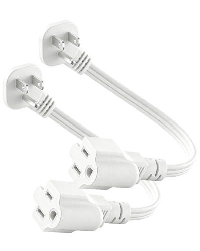 Flat plug extension cord - plug, 3